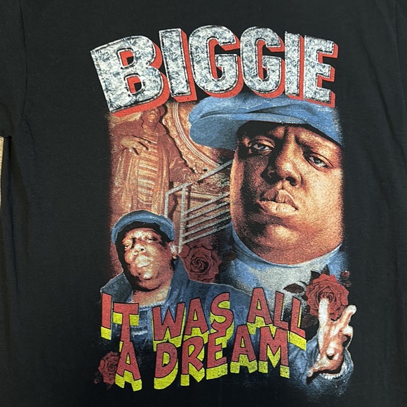 The Notorious B.I.G. black graphic T-shirt size Medium - Picture 3 of 6